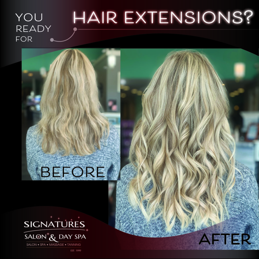 Hair Extensions | Signatures Salon and Day Spa | Altoona, IA